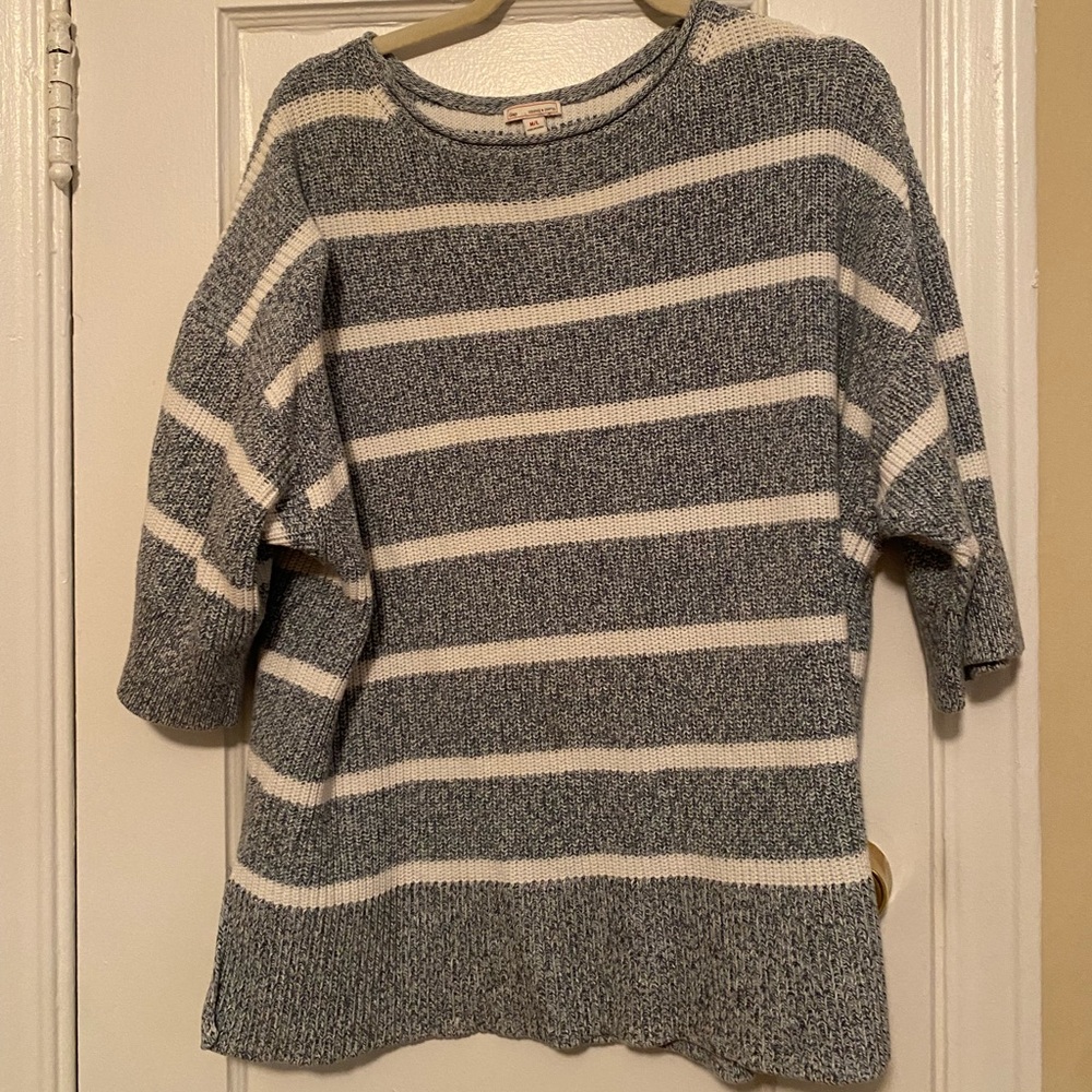 Oversized striped sweater